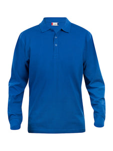 Barna síðerma polo bolur