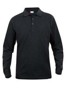 Barna síðerma polo bolur